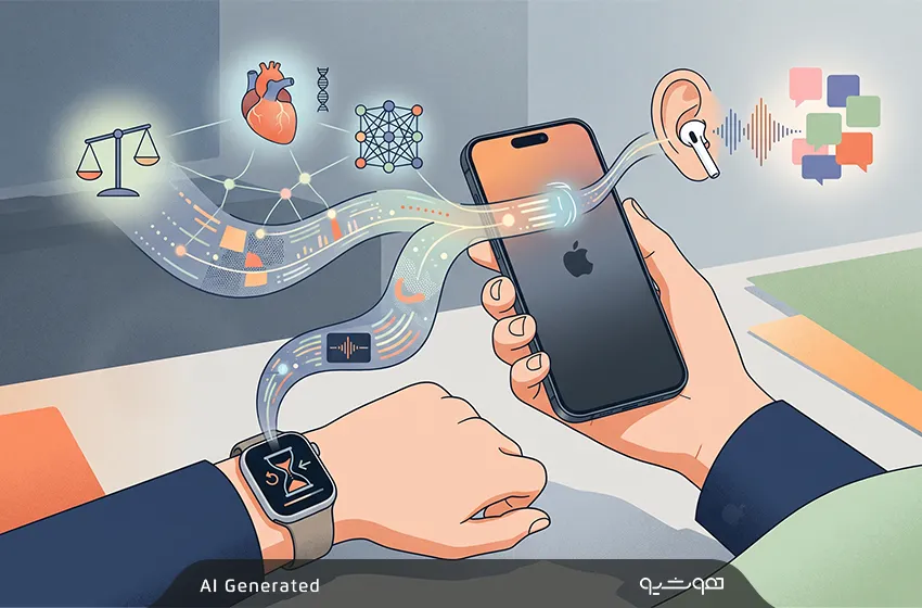 اپل، اینتلیجنس خود را به گوشی ایرپاد و نمایشگر اپل واچ برد
