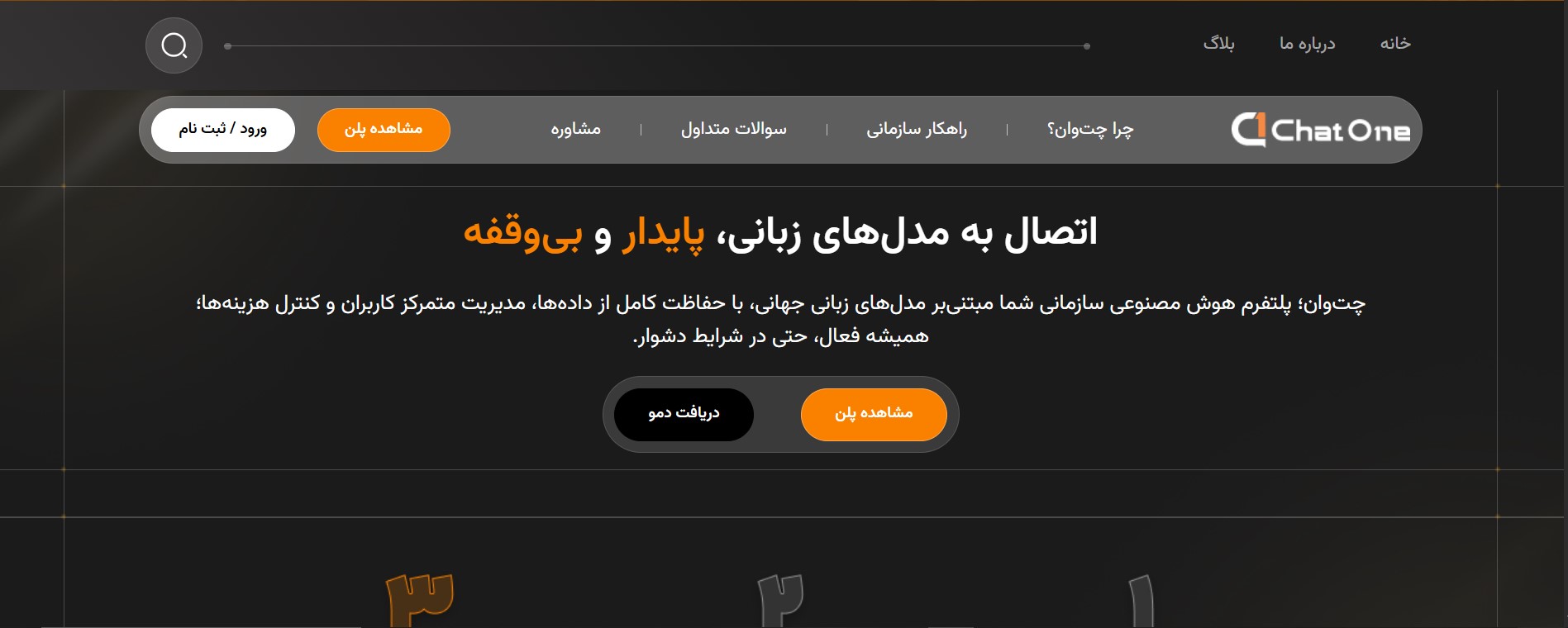 بررسی عملکرد پلتفرم هوش مصنوعی سازمانی چت‌وان