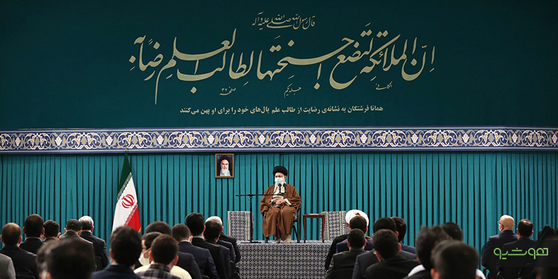 تاکید رهبر معظم انقلاب ‌بر اهمیت هوش مصنوعی در دیدار نخبگان علمی کشور