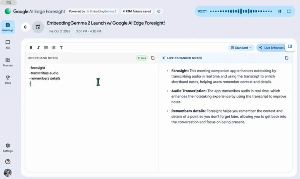 انقلاب گوگل در اجرای هوش مصنوعی روی گوشی با رونمایی رسمی از ابزار پیشرفته Foresight