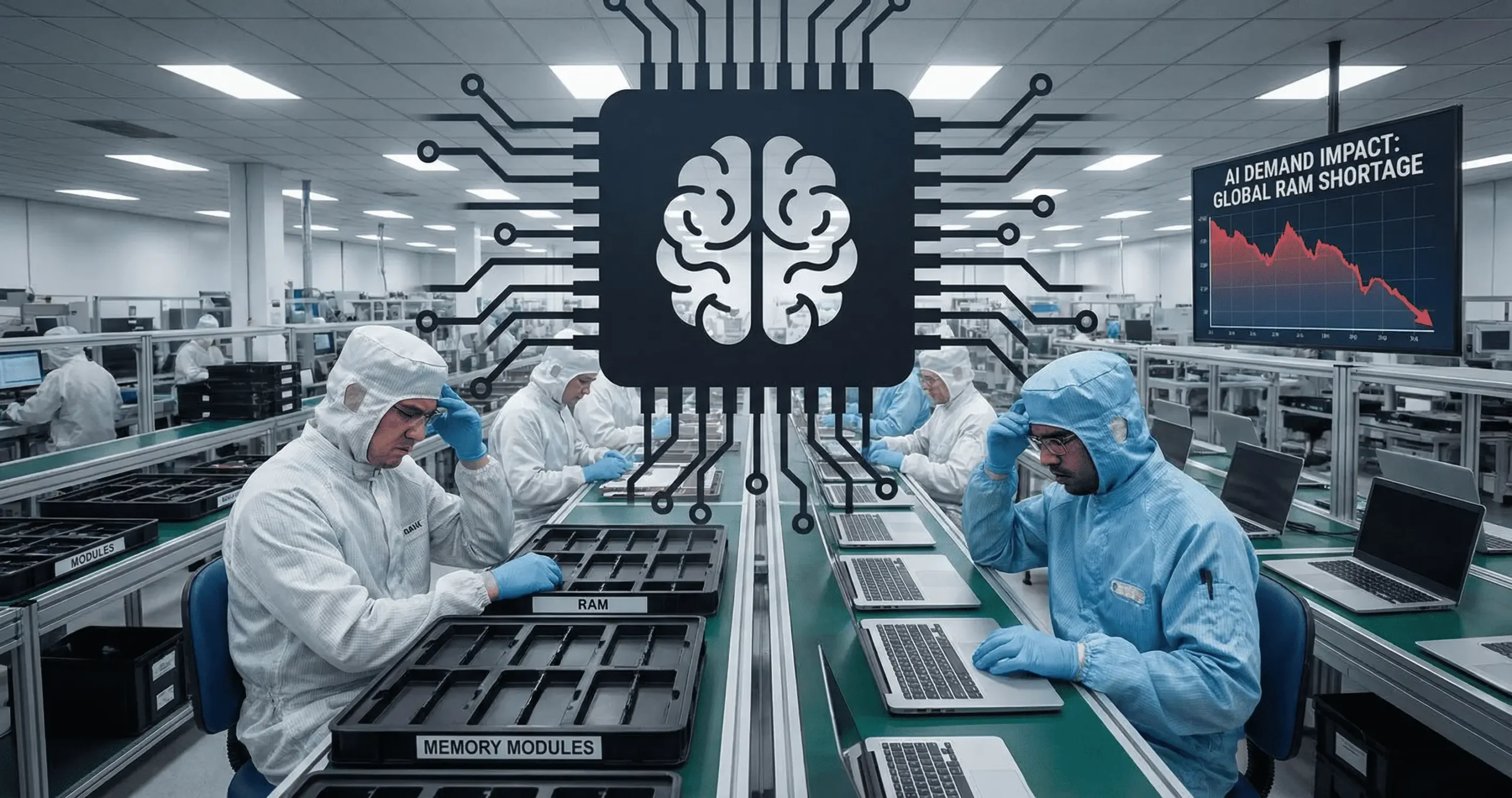 بحران جهانی رم؛ قیمت گوشی و لپ‌تاپ جهش کرد XNET | اخبار و تحلیل هوش مصنوعی