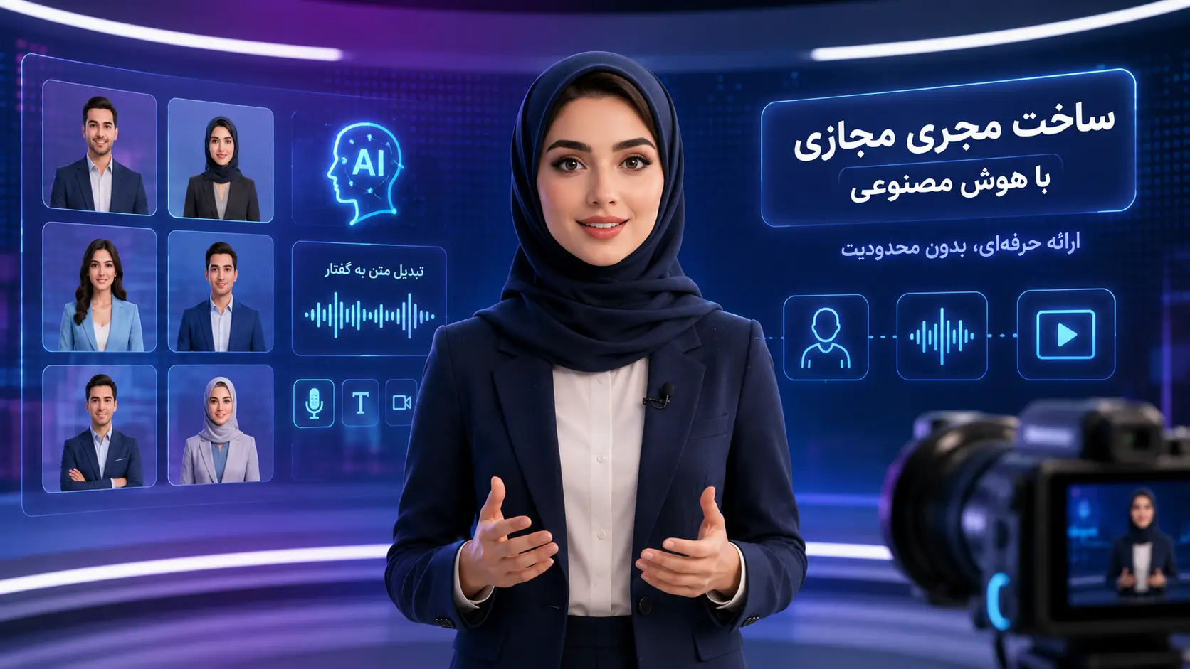 ساخت مجری مجازی با هوش مصنوعی؛ معرفی بهترین آواتارسازها + آموزش XNET | اخبار و تحلیل هوش مصنوعی