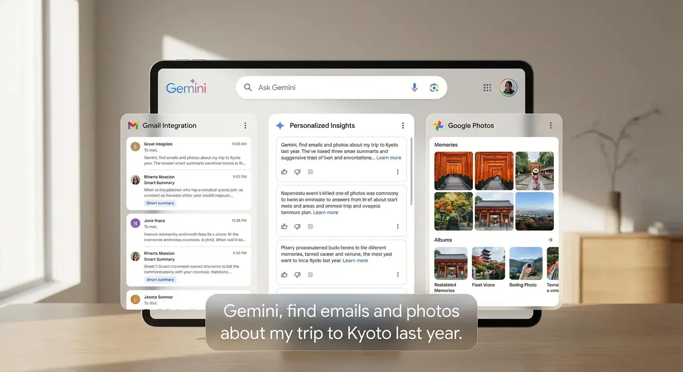گوگل حالا ذهن شما را می‌خواند: هوش مصنوعی با دسترسی به Gmail و Photos پاسخ‌های کاملاً شخصی می‌دهد XNET | اخبار و تحلیل هوش مصنوعی