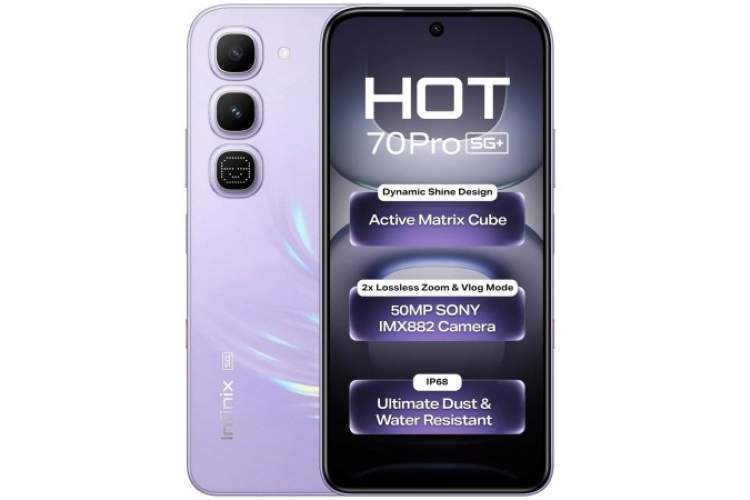 ايتنا - Infinix Hot 70 Pro رسماً وارد بازار شد؛ میان‌رده‌ای با نمایشگر ۱۴۴ هرتزی و باتری ۶۰۰۰ میلی‌آمپرساعتی