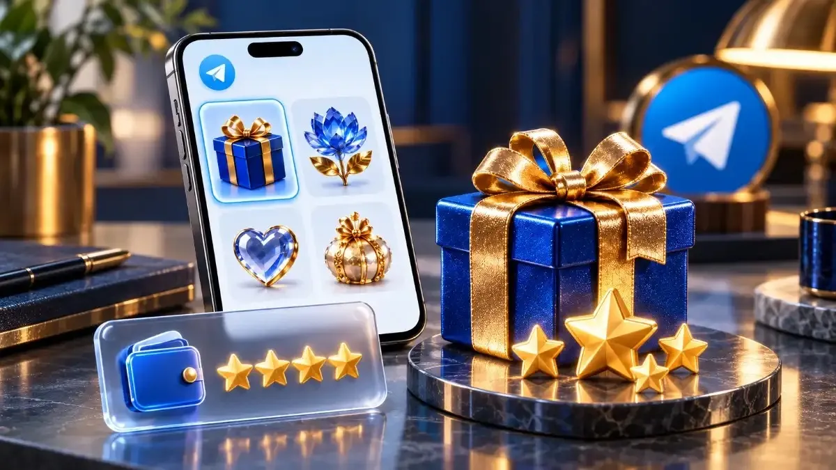 خرید گیفت تلگرام با استارز در ۵ مرحله
