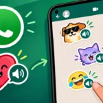 واتساپ قابلیت ساخت استیکر صوتی را اضافه می‌ کند