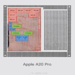 تراشه A20 Pro اپل احتمالا با GPU هفت‌هسته‌ای و حافظه سریع‌تر معرفی می‌ شود