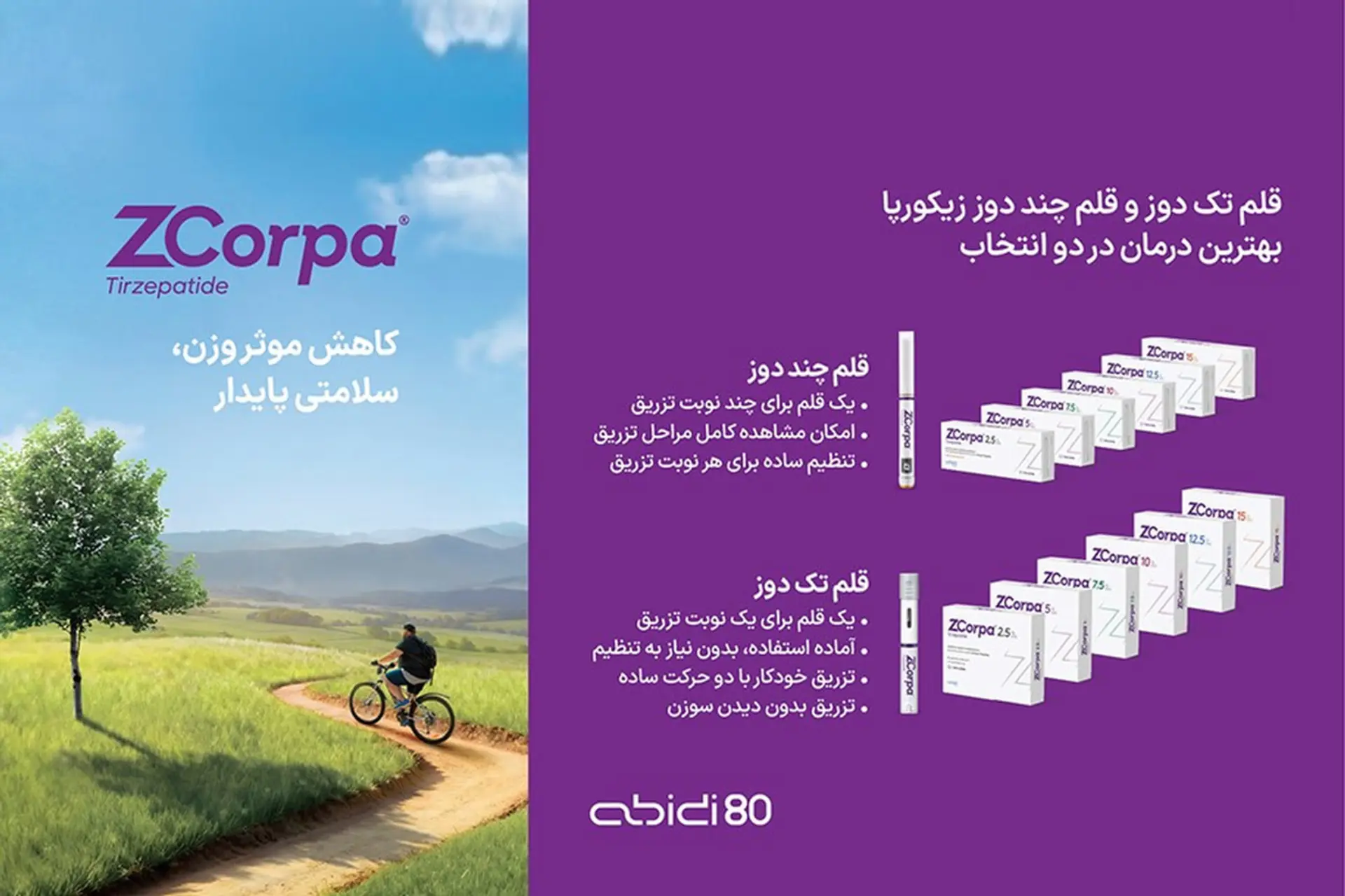 داروسازی دکتر عبیدی قلم چند دوز زیکورپا را عرضه کرد