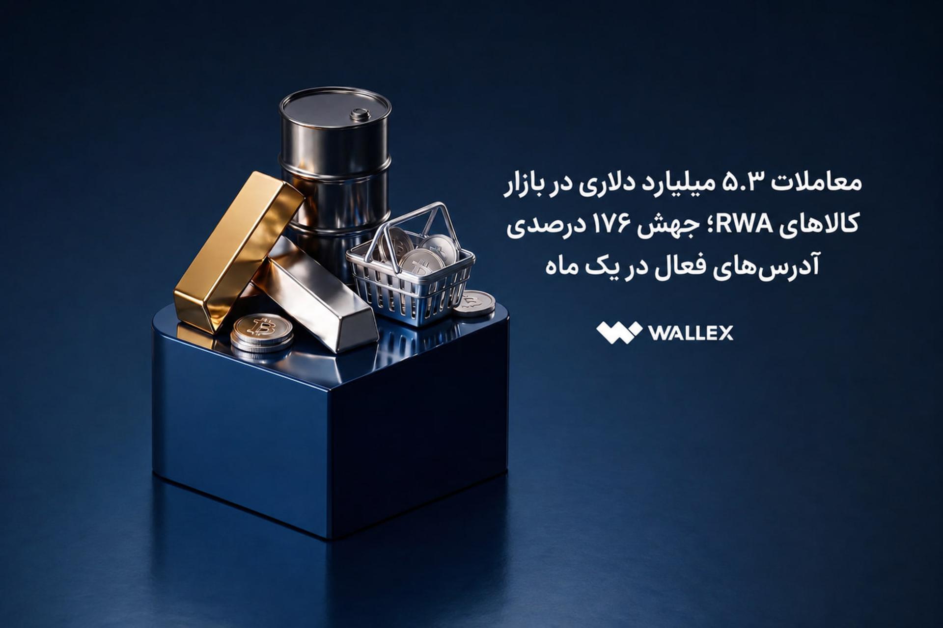 ثبات بازارهای سنتی و آزادی عمل بازارهای کریپتو؛ حجم معاملات ماهانه کالاهای RWA از ۵ میلیارد دلار گذشت