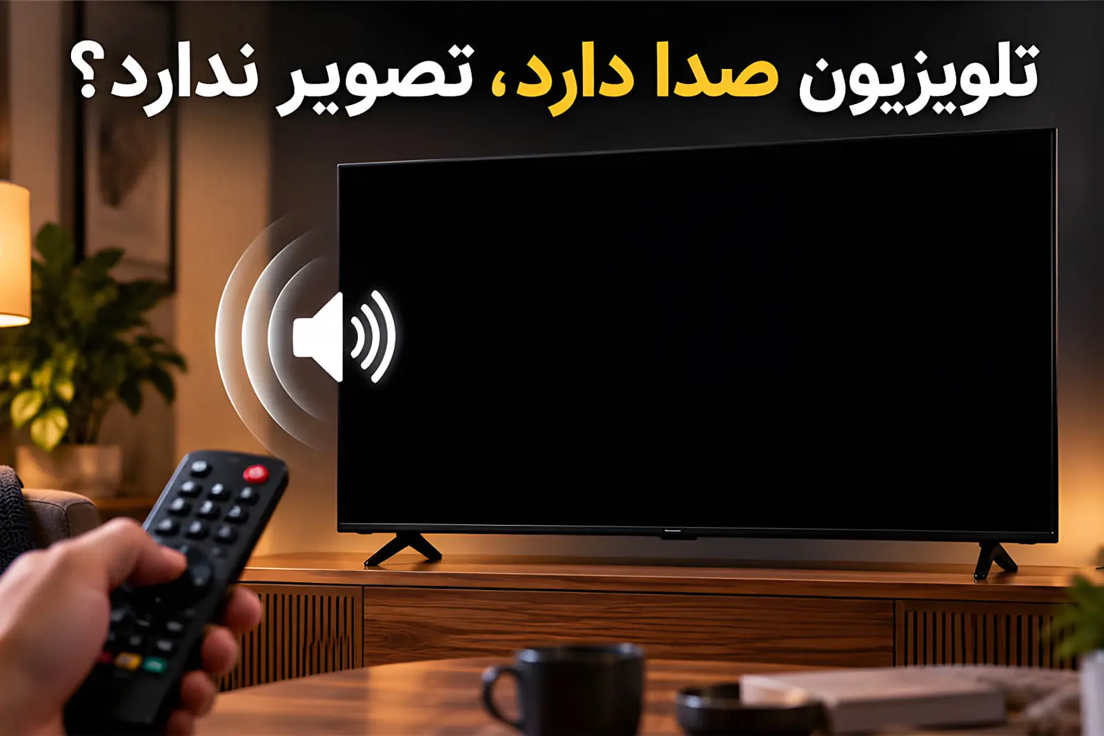 صفحه تلویزیون سیاه شد ولی صدا دارد؛ عیب‌یابی + راهکار از «تکنیک tv»