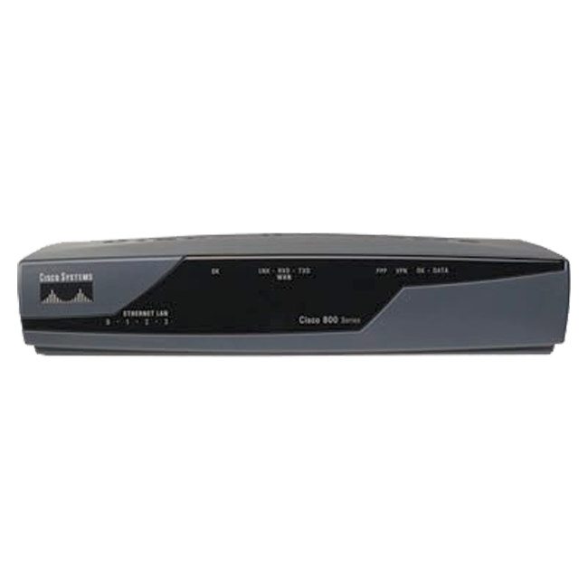 روتر شبکه سیسکو مدل Cisco 877-K9 Router