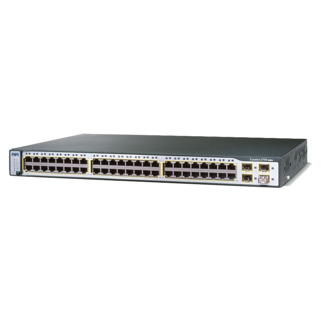 سوئیچ شبکه سیسکو مدل Cisco WS-C3750-48TS-S