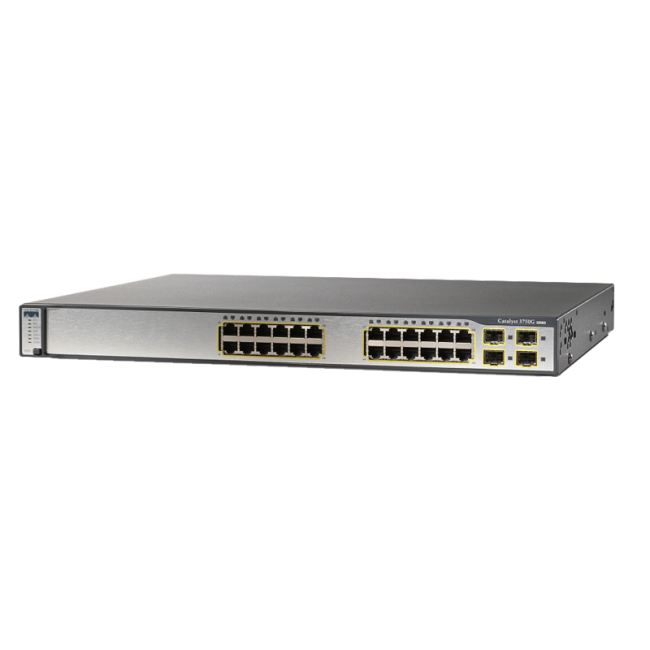 سوئیچ شبکه Cisco WS-C3750G-24TS-E1U سیسکو