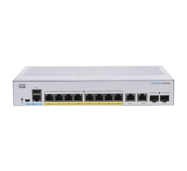 سوئیچ CBS350-8FP-E-2G سیسکو 8 پورت