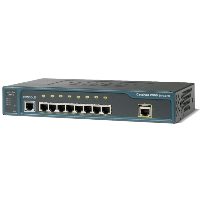 سوئیچ شبکه سیسکو مدل Cisco WS-C2960PD-8TT-L